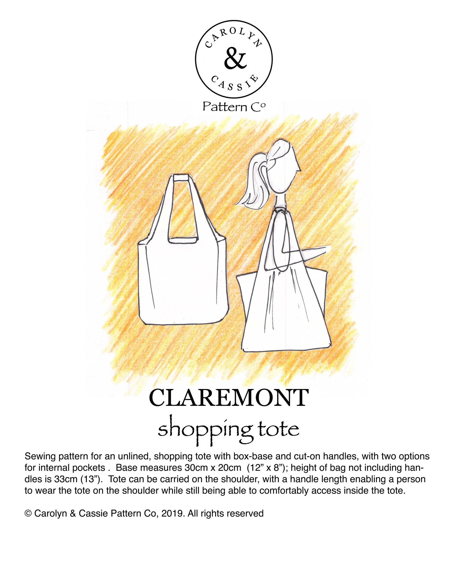 claremont shopping tote